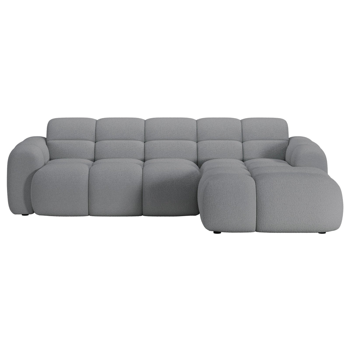 Kampinė sofa-lova VENTELLO, pilka
