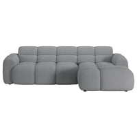 Kampinė sofa-lova VENTELLO, pilka