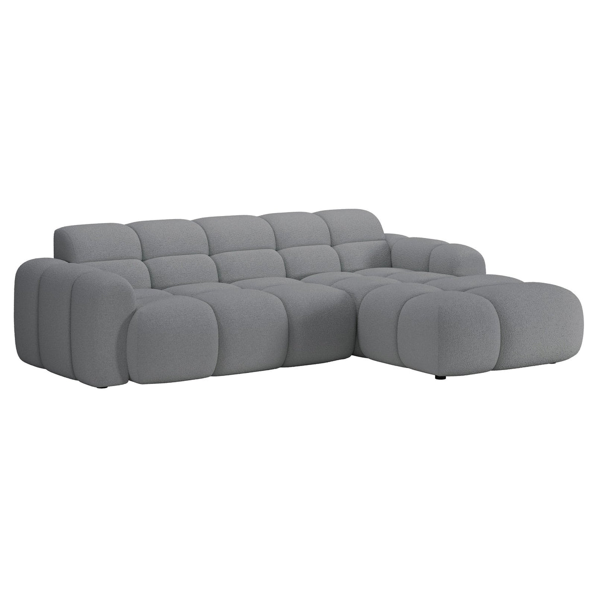 Kampinė sofa-lova VENTELLO, pilka