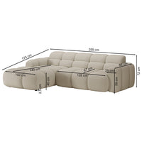 Kampinė sofa-lova VENTELLO, pilka
