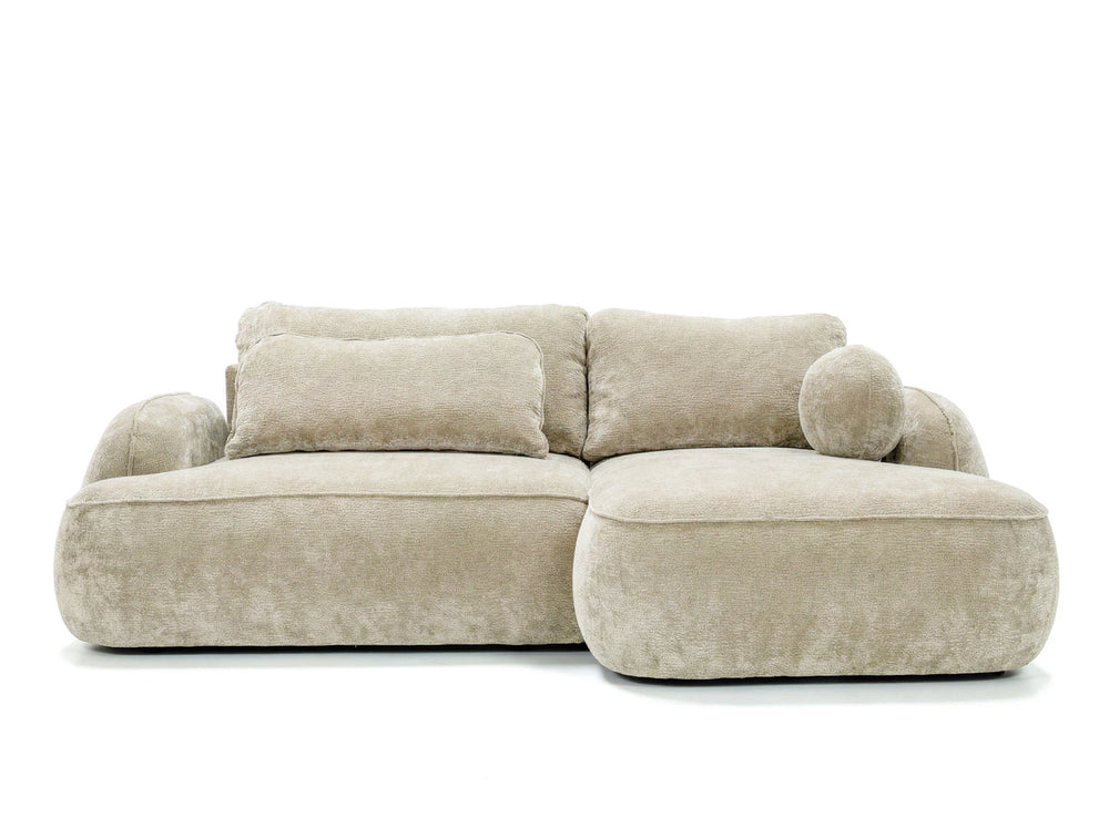 ZEN Corner Sofa, Natural Upholstery