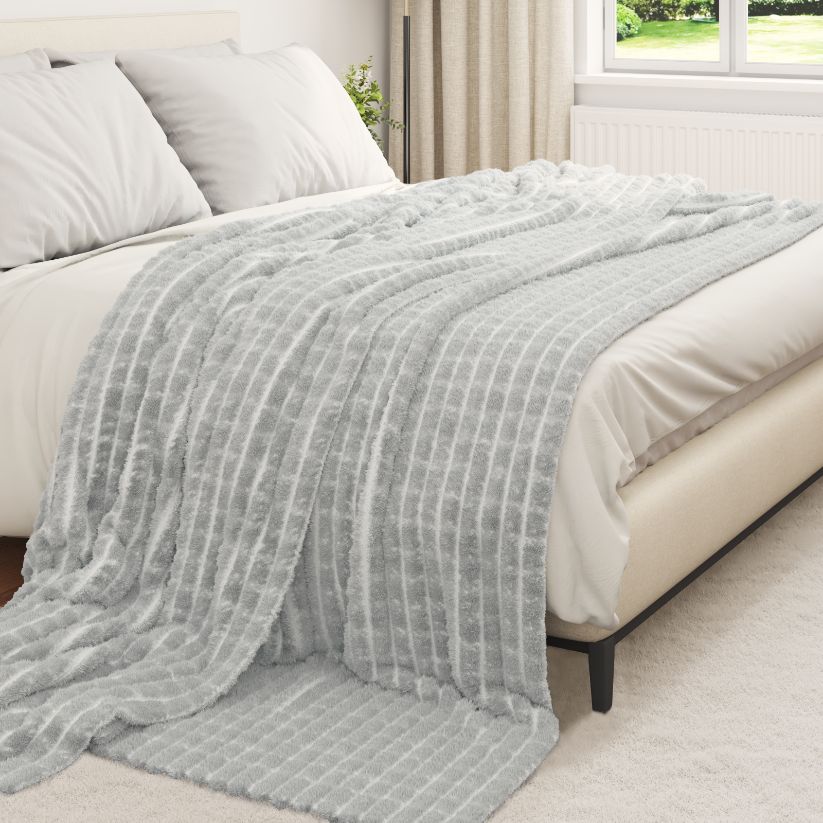 Apklotas Pilka 270 x 240 cm Flysas