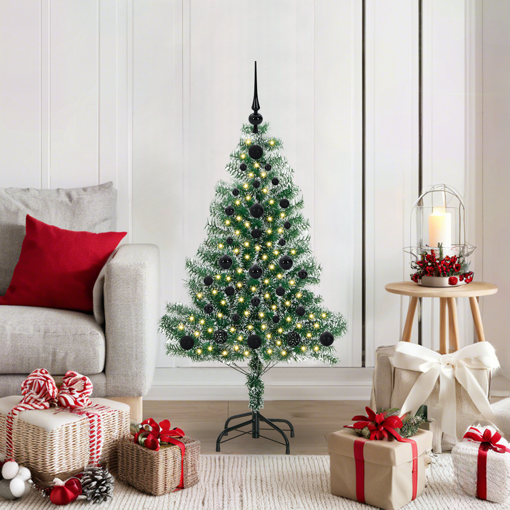 Dirbtinė Kalėdų Eglė Su Sniegu ir LED Šviesa su 150 LED 120 cm