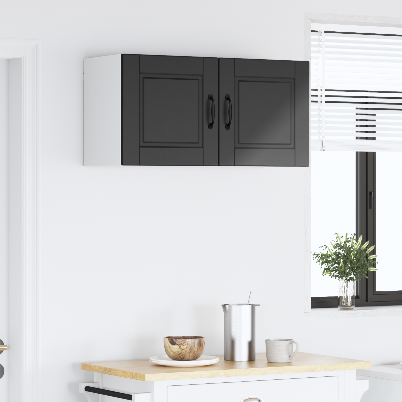 Kitchen Cabinet Black 80 x 31 x 40 cm Engineered Wood