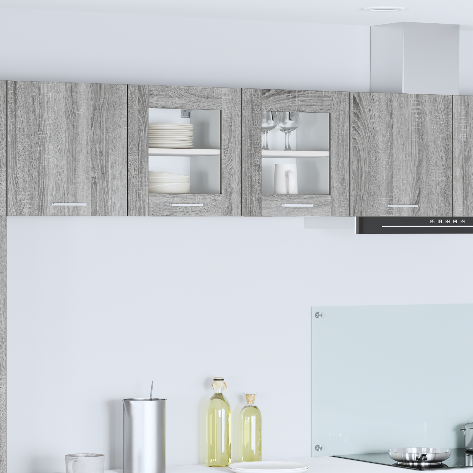 Pakabinama spintelė Riga 2 pcs Pilkas Sonoma 40 x 31 x 40 cm