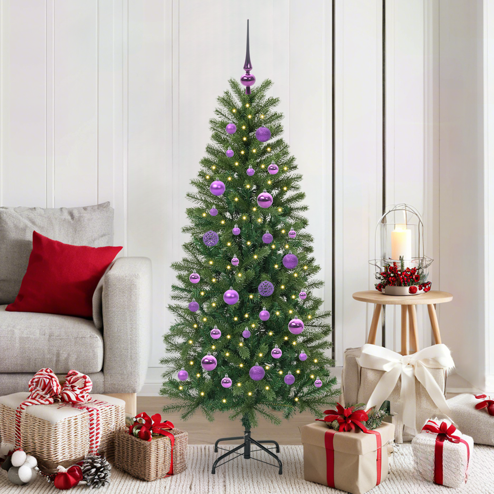 Dirbtinė Kalėdų eglutė PINE HORIZON, su 150 LED Žalia 150 cm.  ir