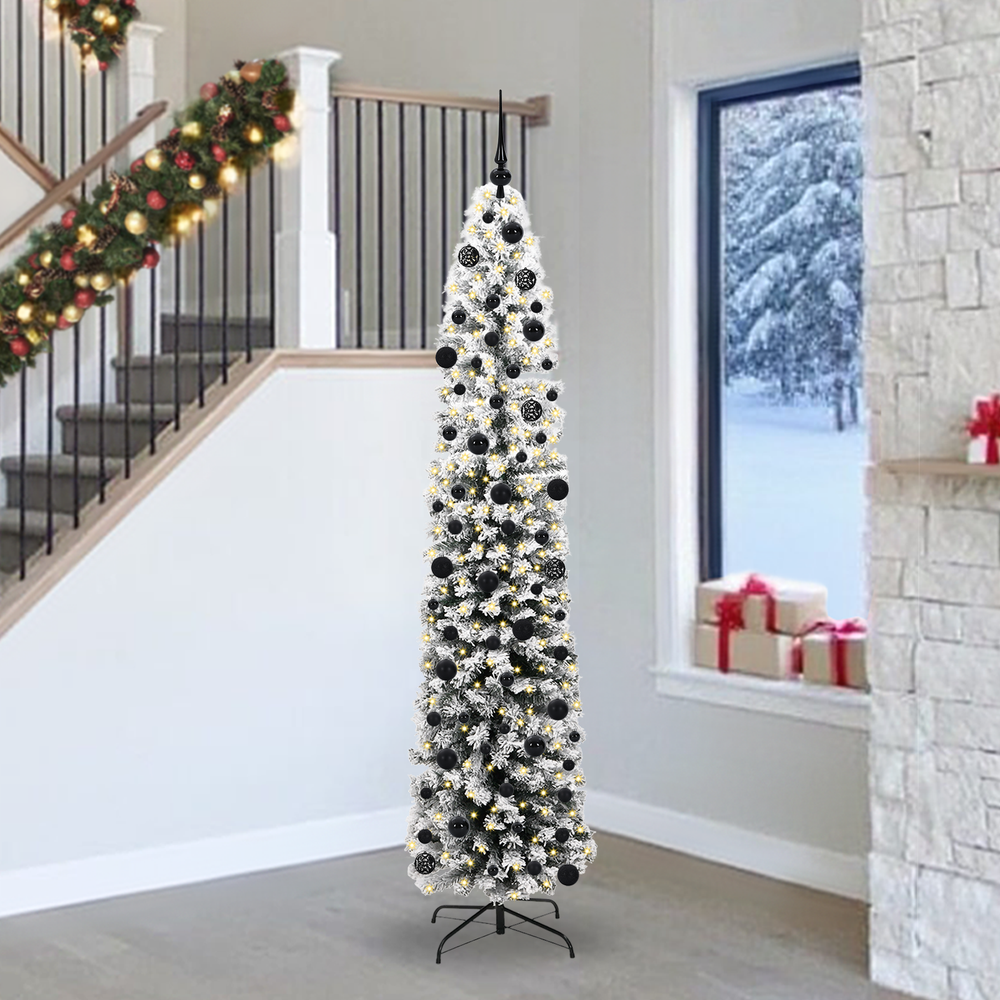 Artificial Christmas tree MEADOW AURORA, Green 240 cm. , steel , plastic