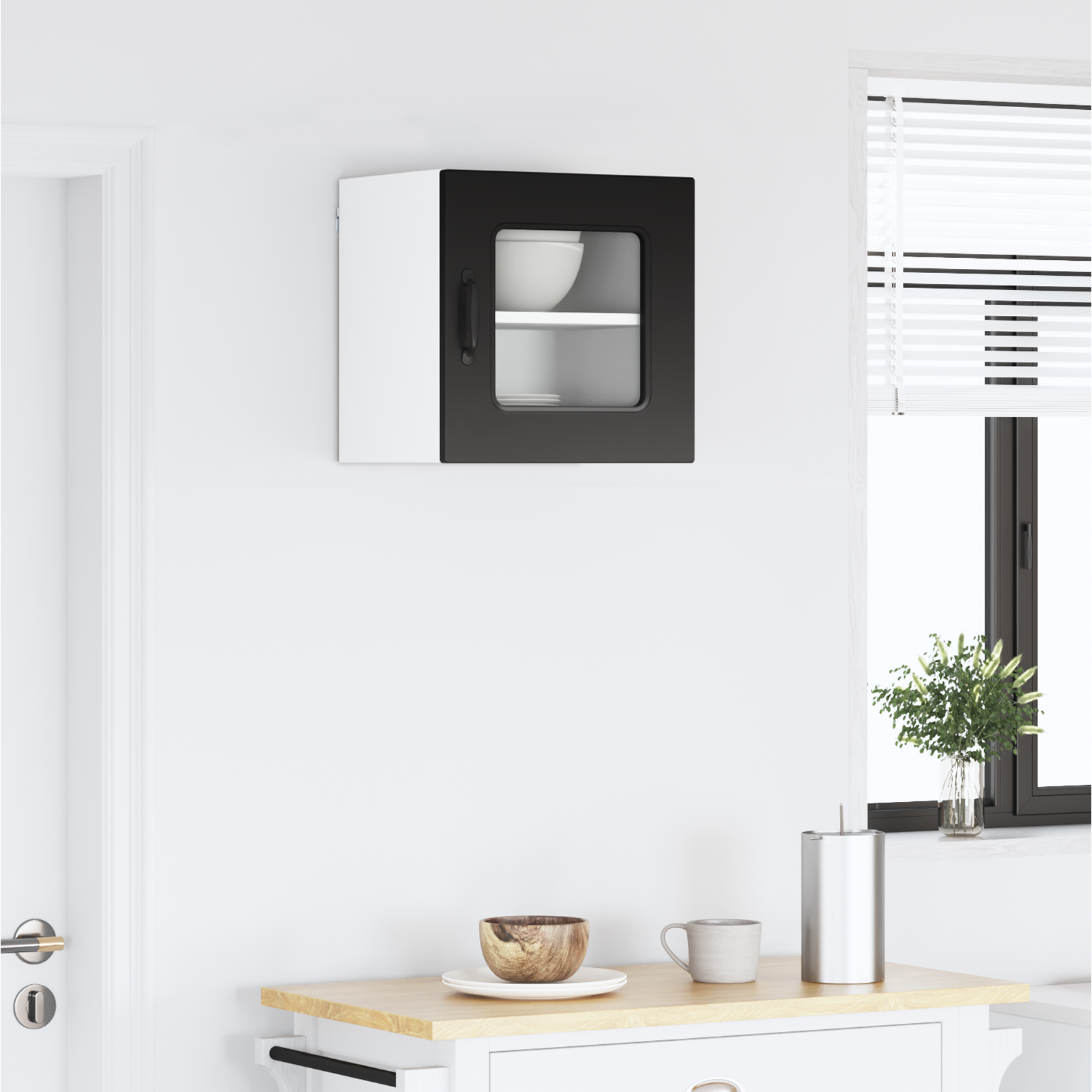 Indaplovės plokštė su saugykla Kalmar Juoda 40 x 31 x 40 cm