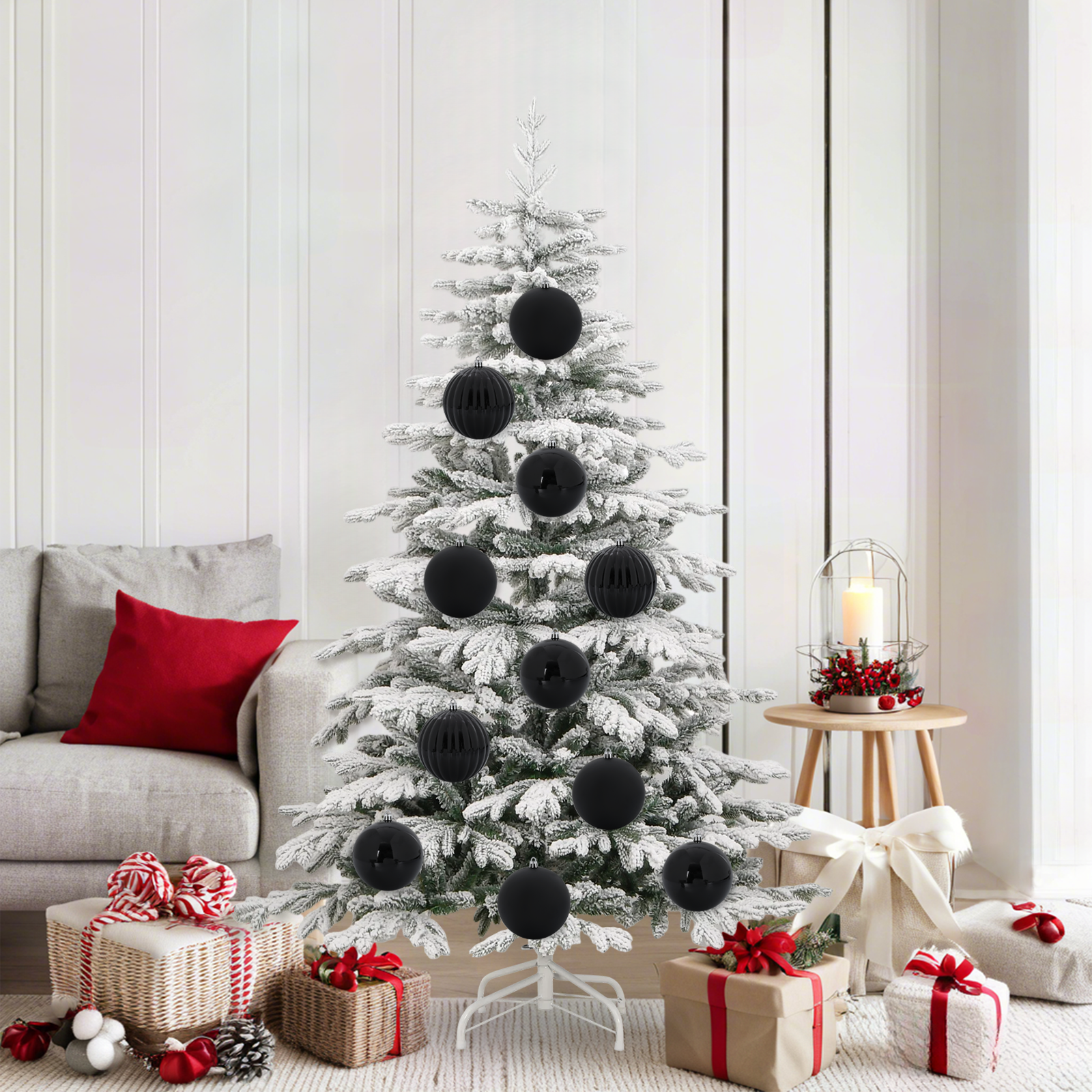 Christmas Hamper Set 9 pcs Black XL