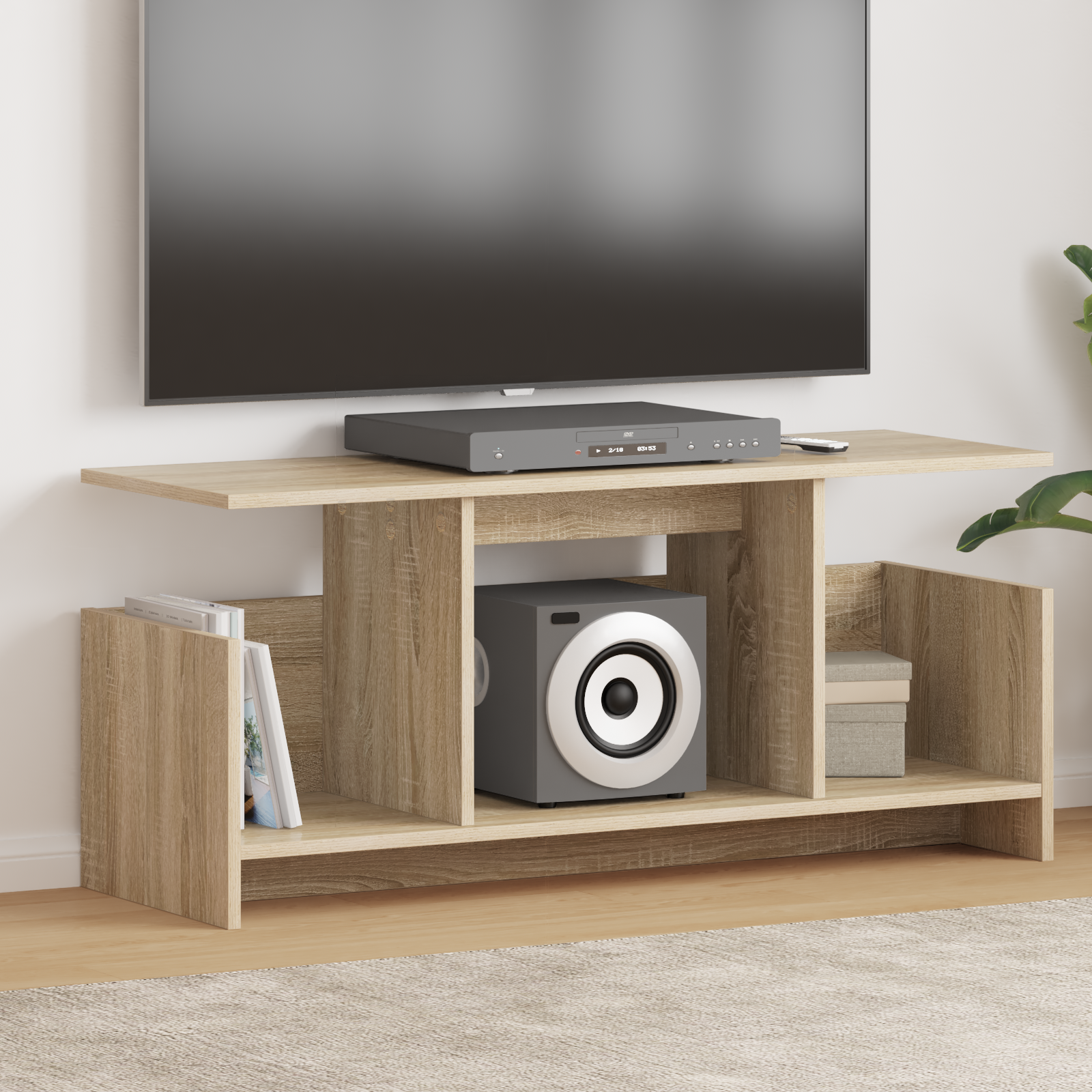 TV statīvs Sonoma ozolkoks 102 x 35 x 45 cm