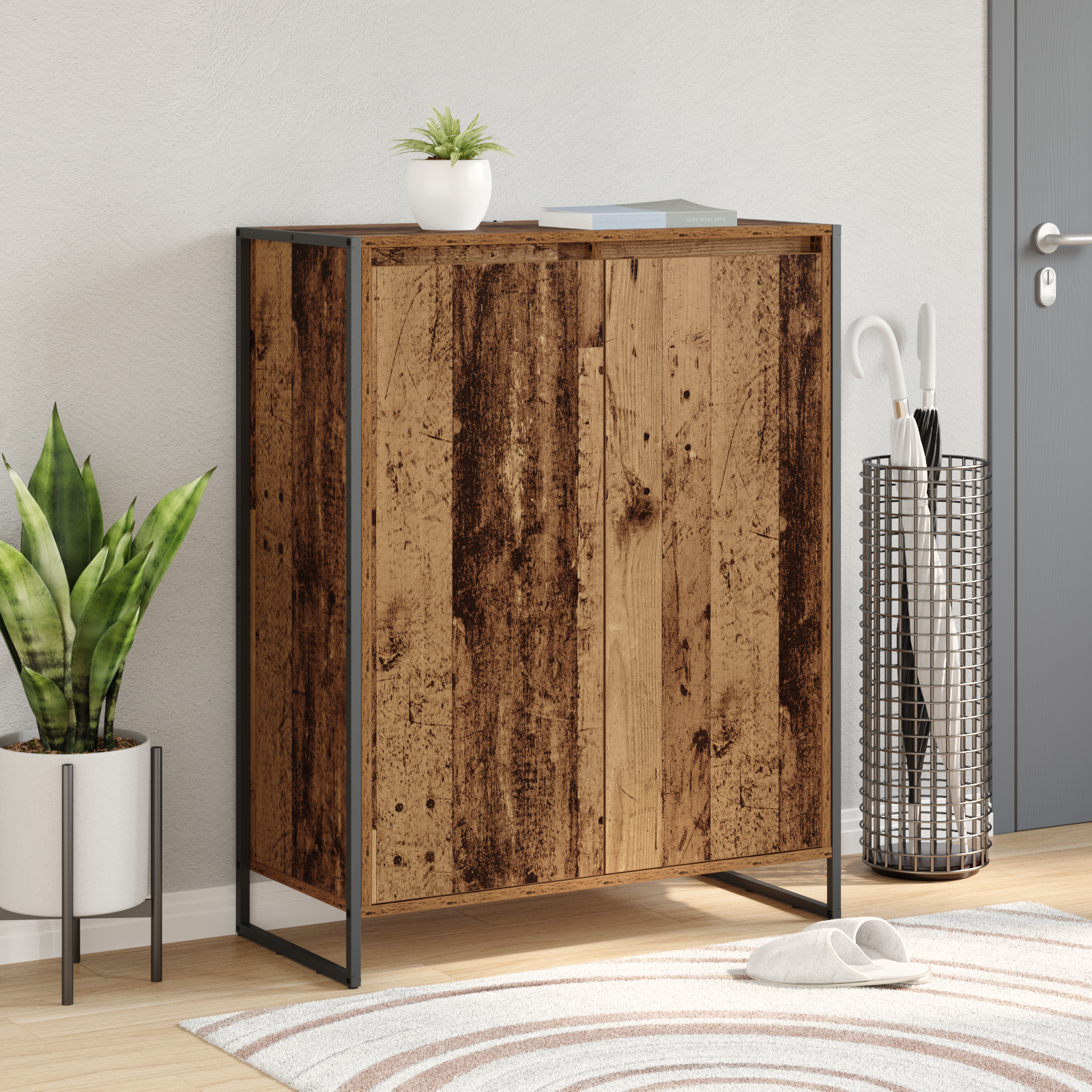 Batu skrynia Senovinis medis 79 x 36 x 100 cm Apdirbta mediena