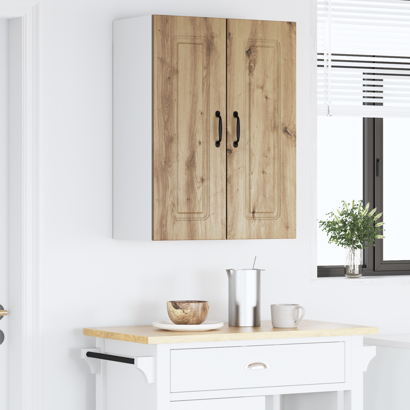 Virtuves sienas skapis Amatnieku ozols 60 x 31 x 80 cm
