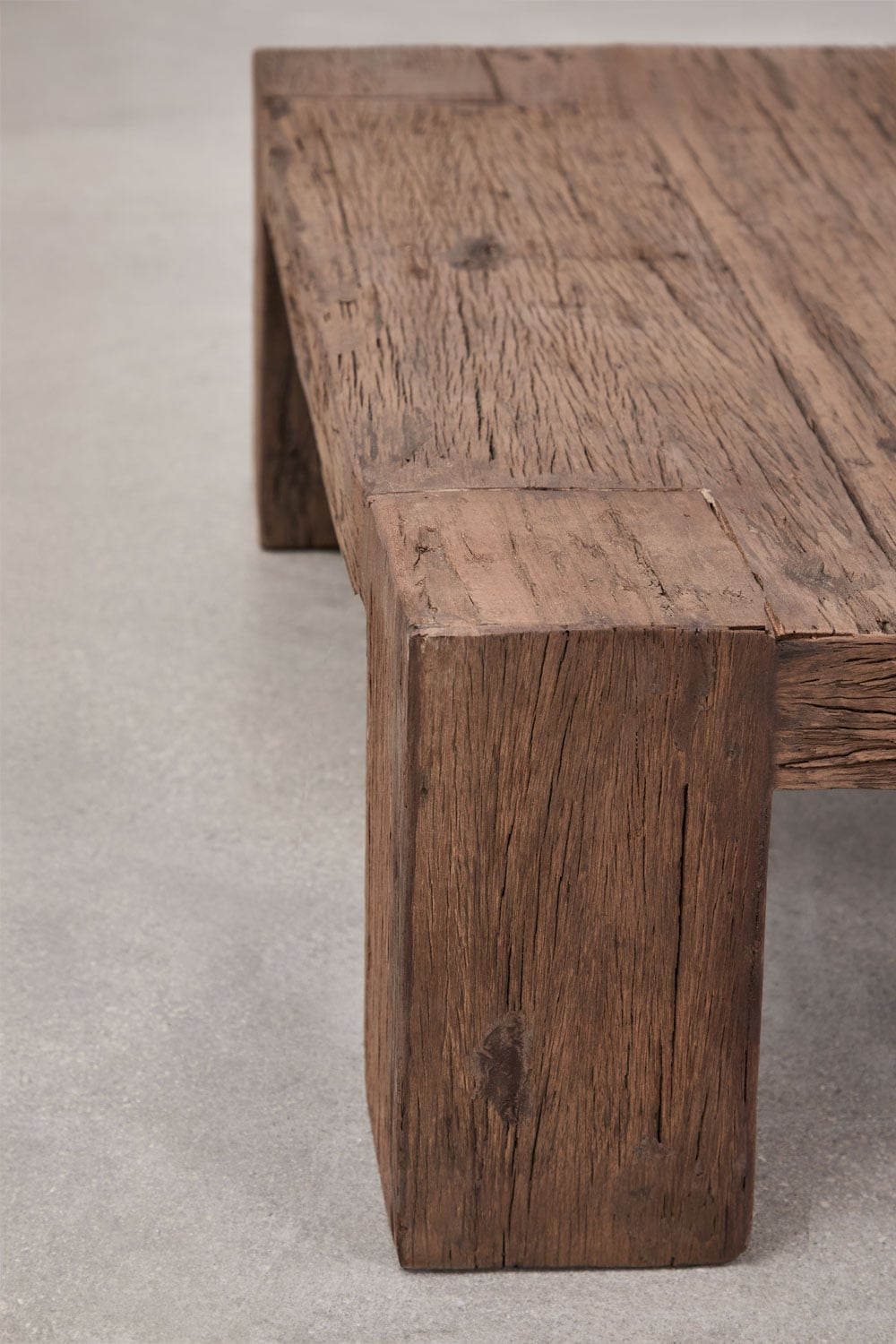 Coffee table JENDEA square, reclaimed wood