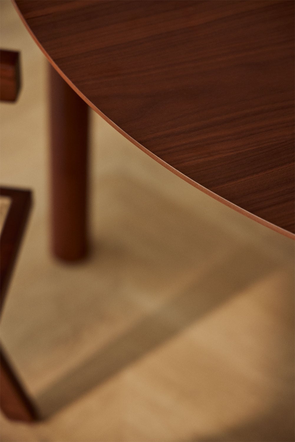 Dining table MODEL, Ø110 cm, wenge color