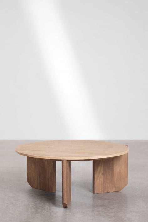 Bedside table CALOARO Ø50 cm, stone