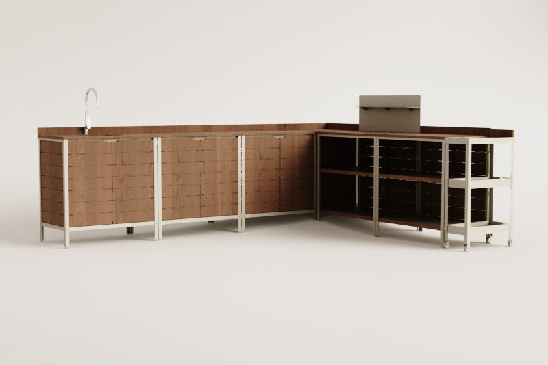 Modular kitchen CULINARO, 7-piece