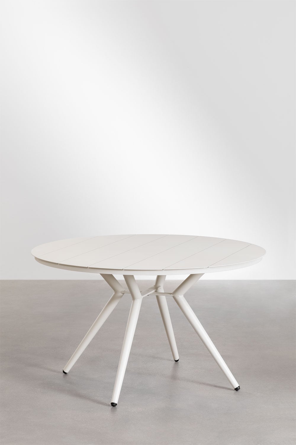 Outdoor set VALERIE, white, 6 chairs