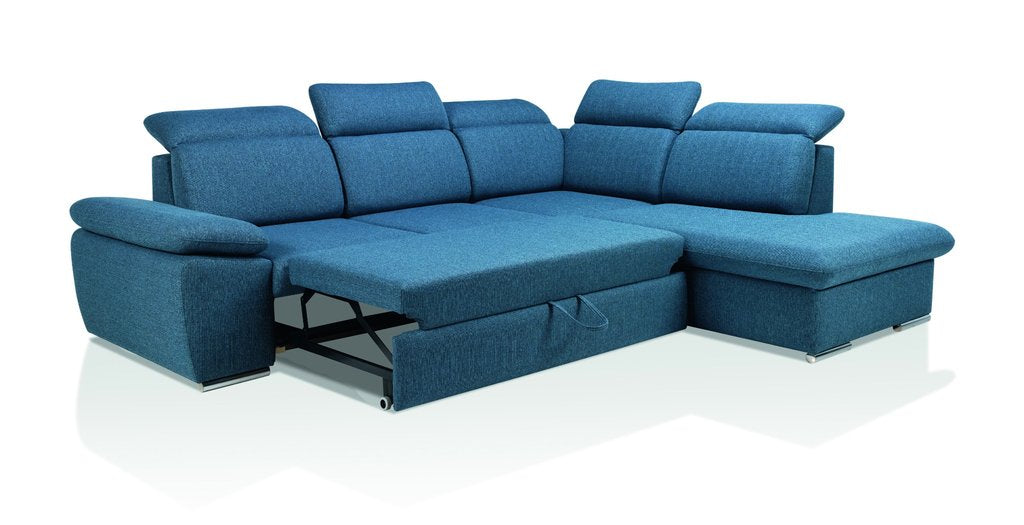 Kampinė sofa HALO su miegama funkcija