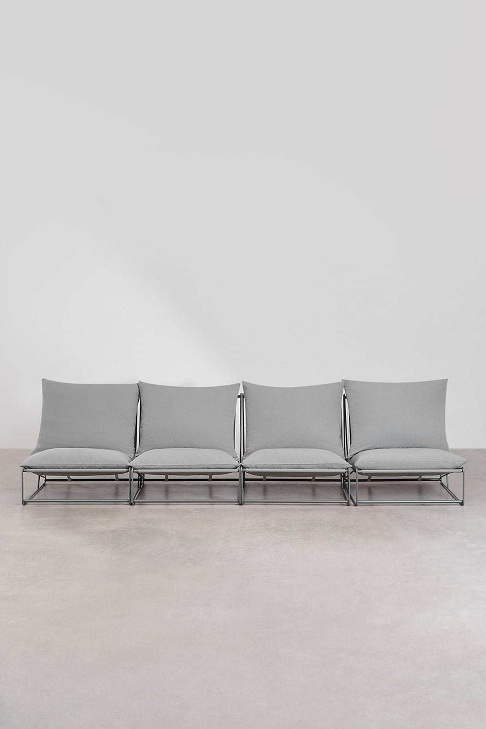 Modular outdoor sofa COSMO, Grey
