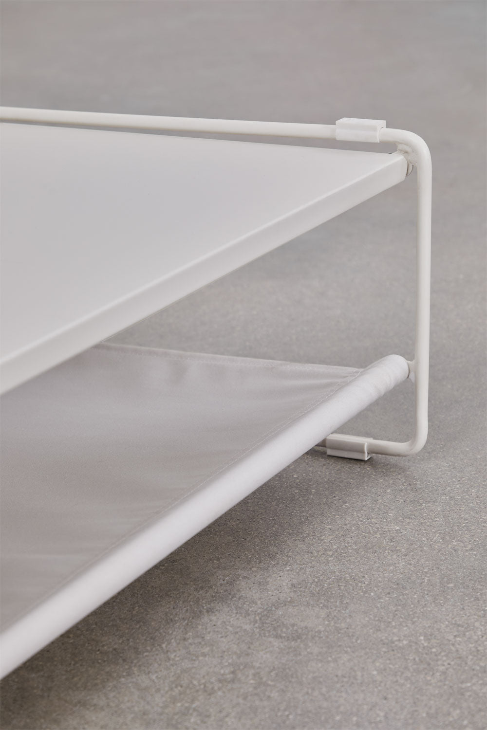 Lauko pufas-staliukas COSMO, kreminė-mėlyna