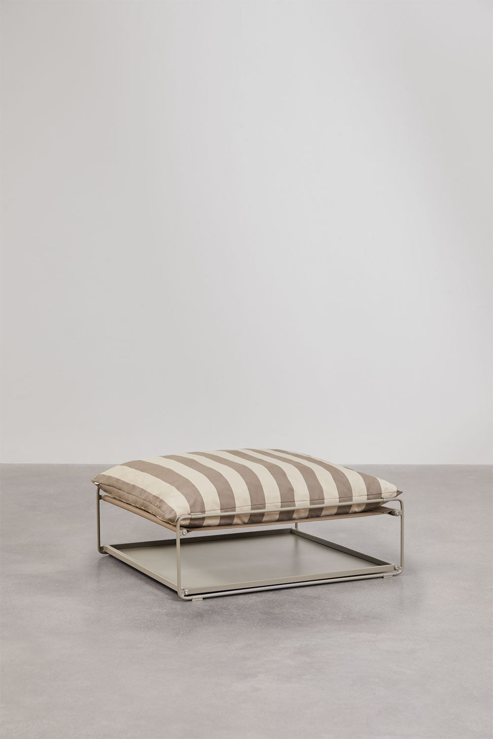 Lauko pufas-staliukas COSMO, smėlio-žalia