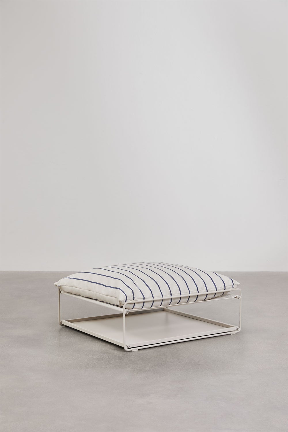 Lauko pufas-staliukas COSMO, balta