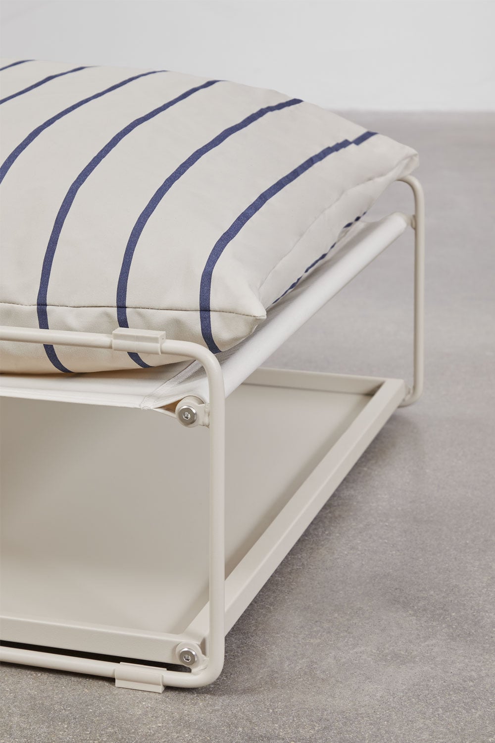 Lauko pufas-staliukas COSMO, balta