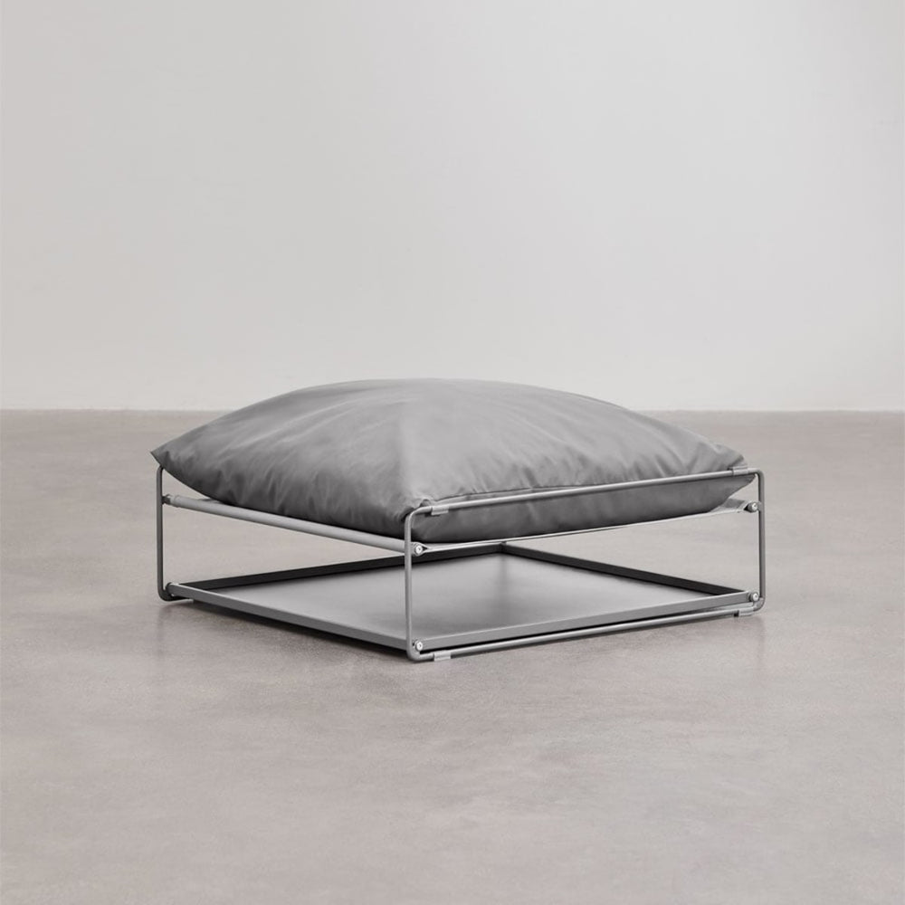 COSMO outdoor pouffe-side table, Grey