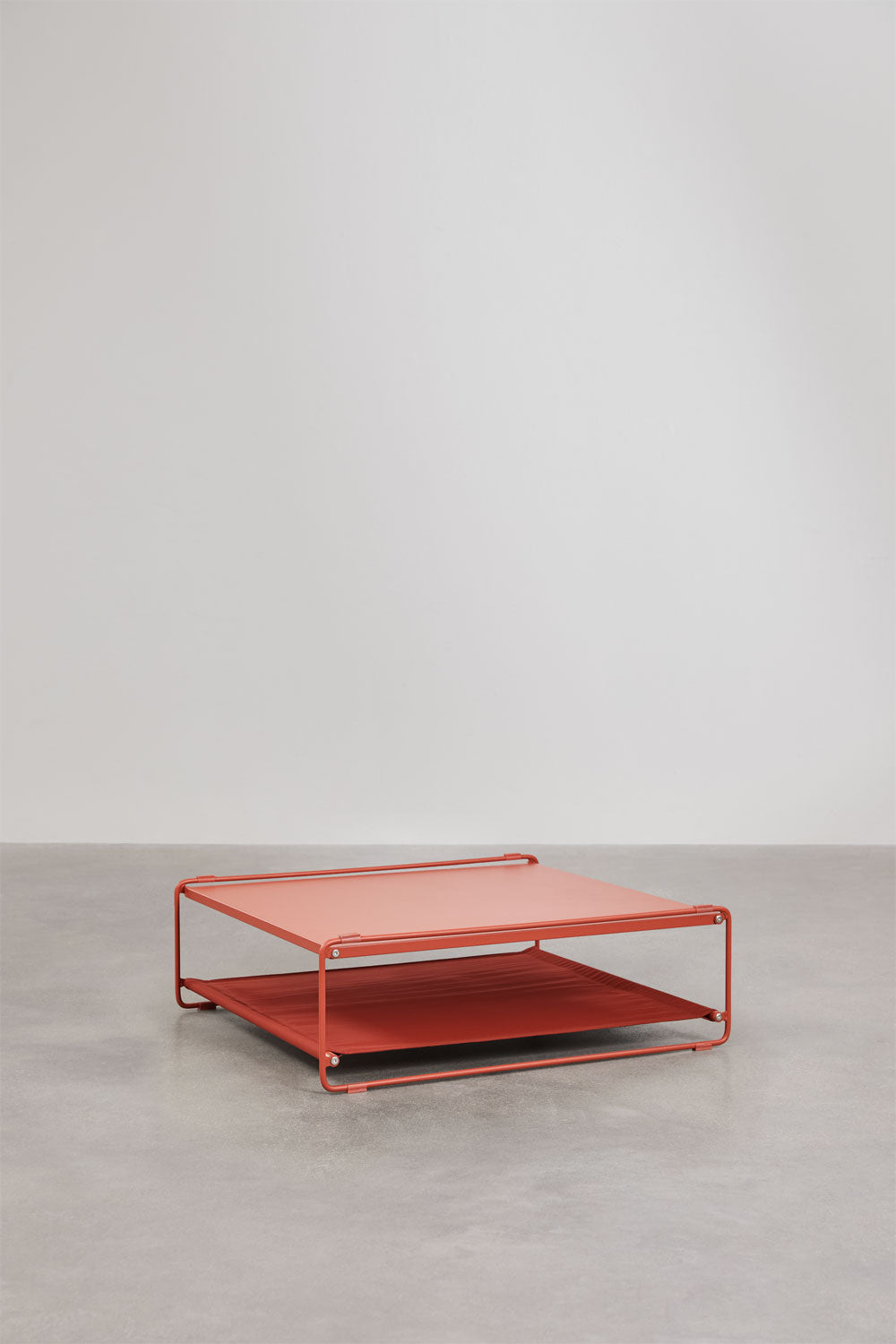 Outdoor table-ottoman COSMO, Honey yellow frame