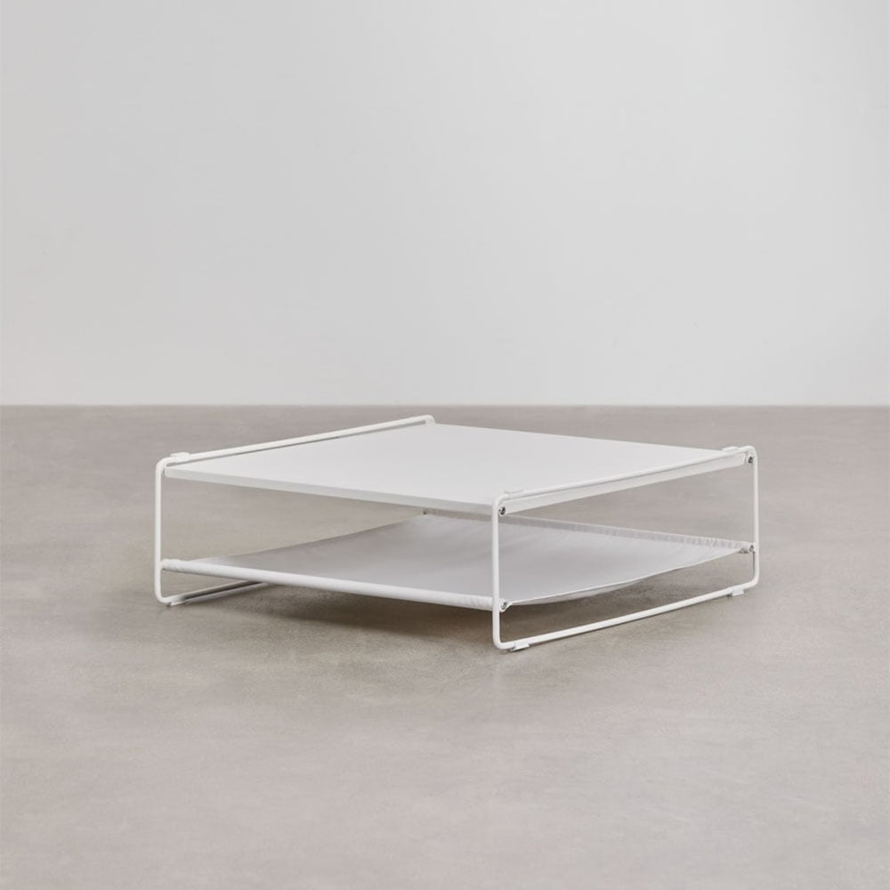 COSMO outdoor table-pouf, Gardenia white