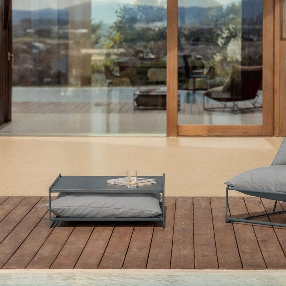 COSMO Outdoor Table/Pouf, Grey