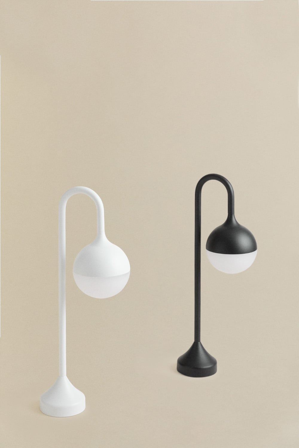 Āra LED lampa UVERON, alumīnijs, balta