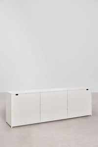 Minimalistinis bufetas DOREERO su push to open mechanizmu be rankenėlių