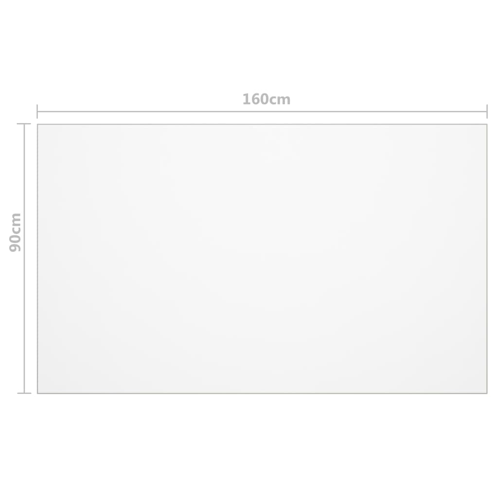 Apsauginis stalo kilimėlis, matinis, 160x90cm, 2mm, PVC - Namų Idėja