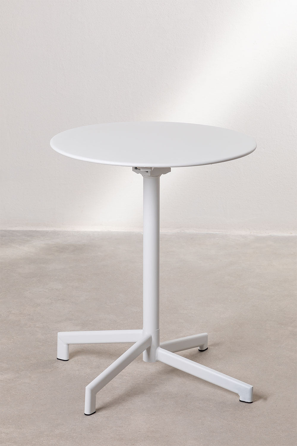Round bar table ALTO, white