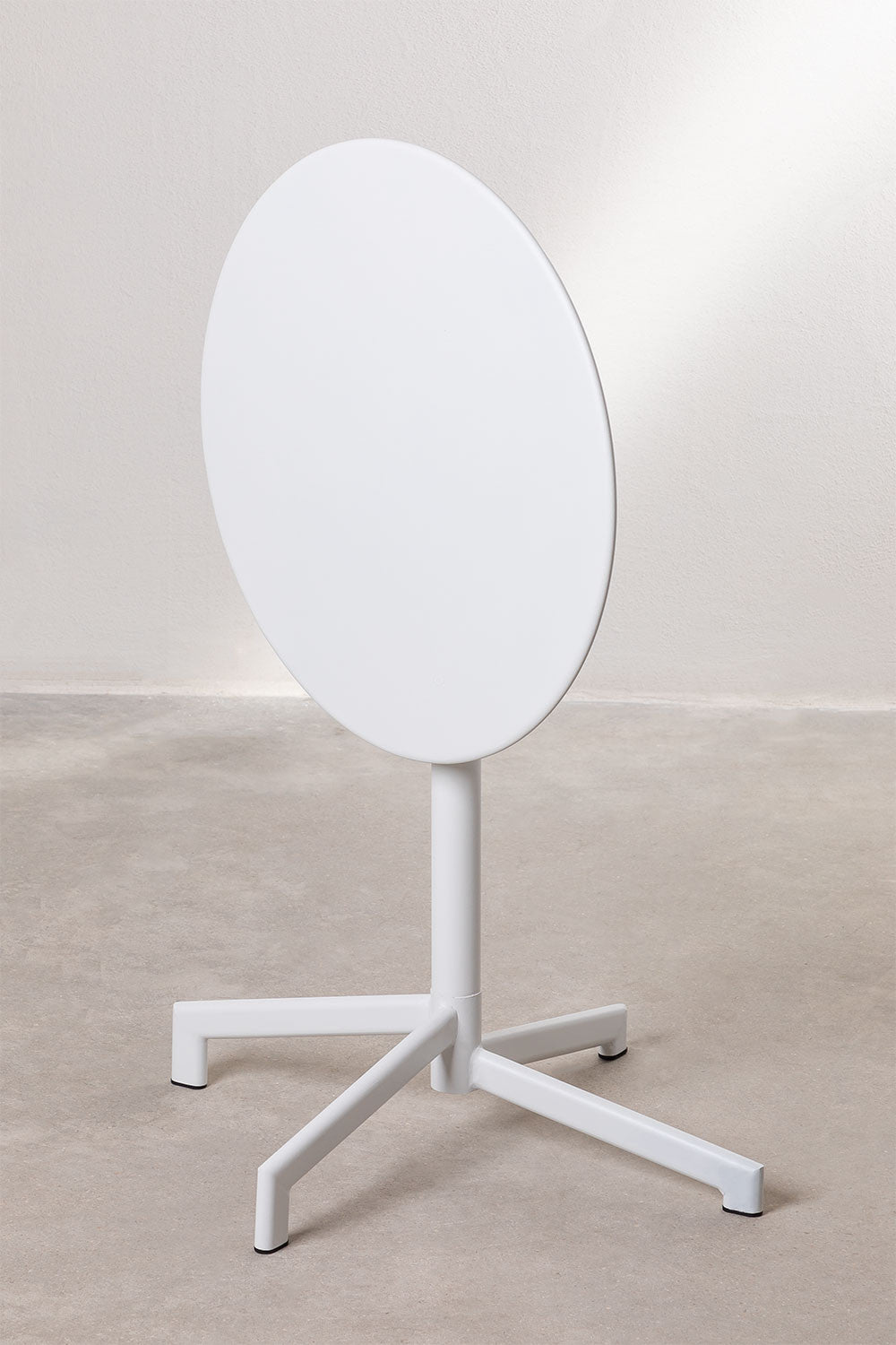 Round bar table ALTO, white