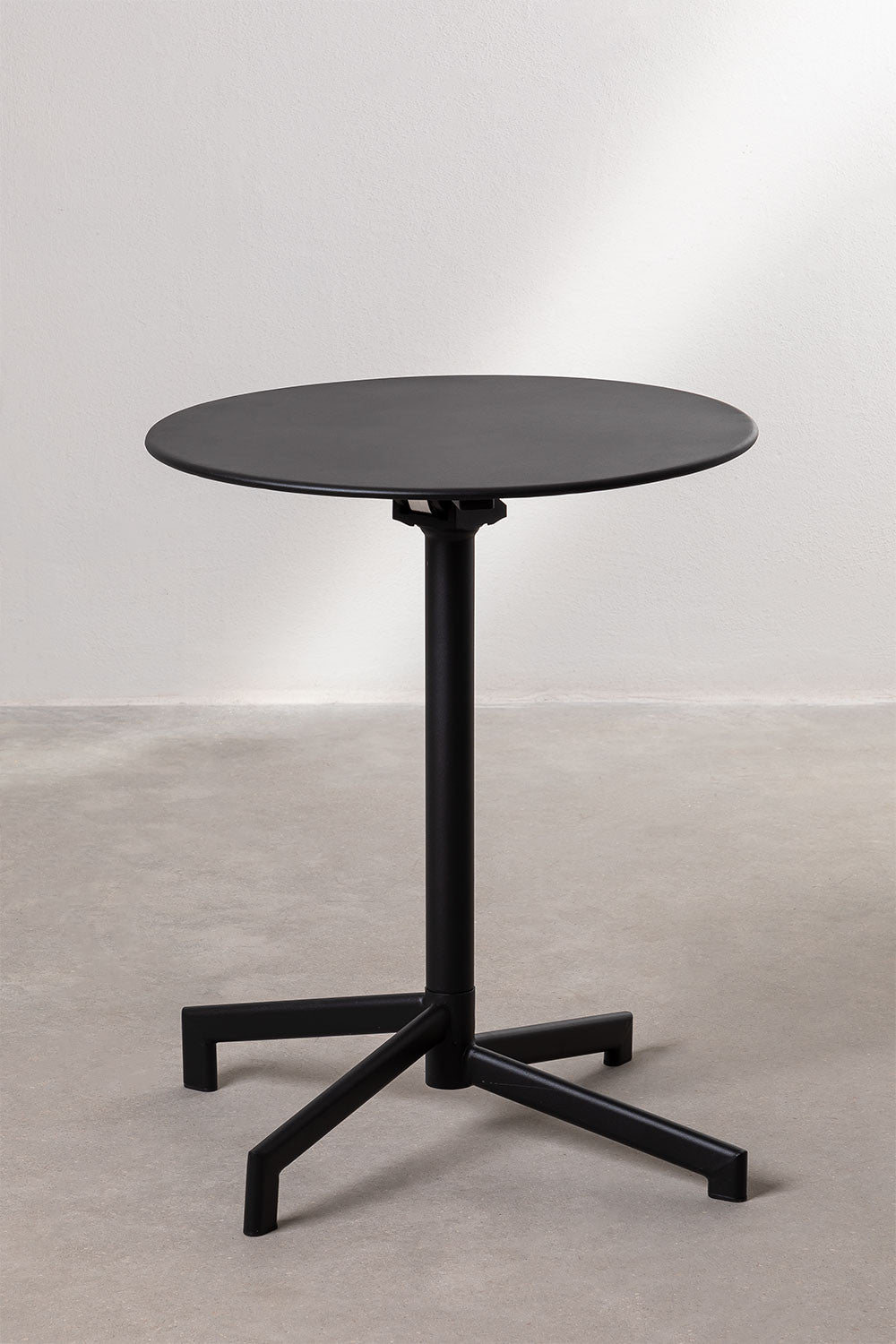 Round bar table ALTO, black