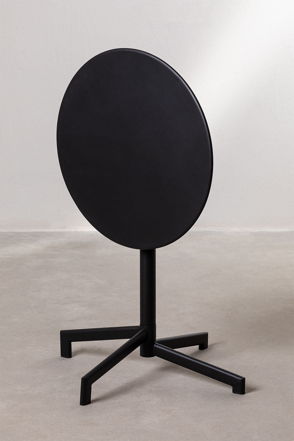 Round bar table ALTO, black