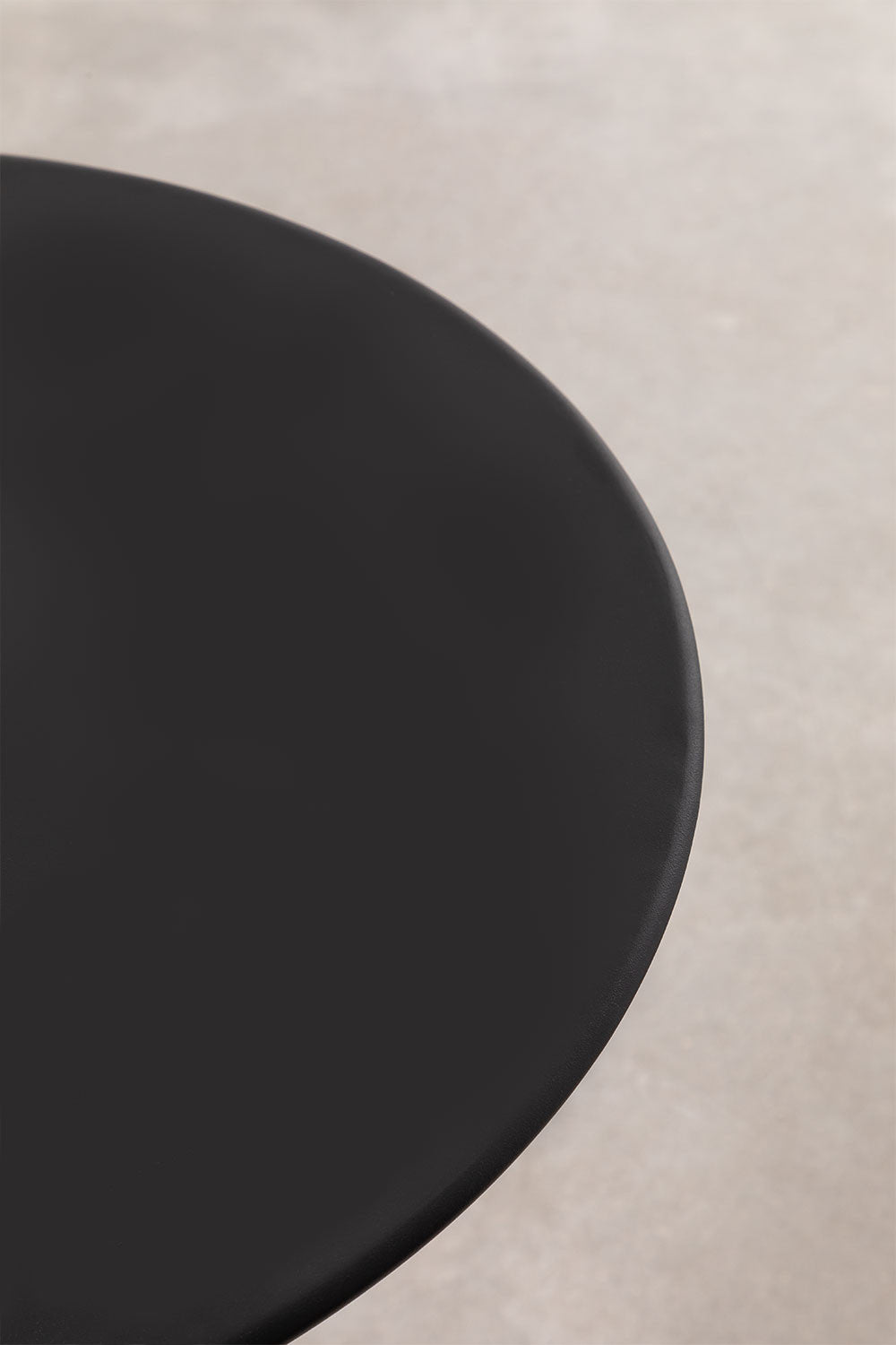 Round bar table ALTO, black
