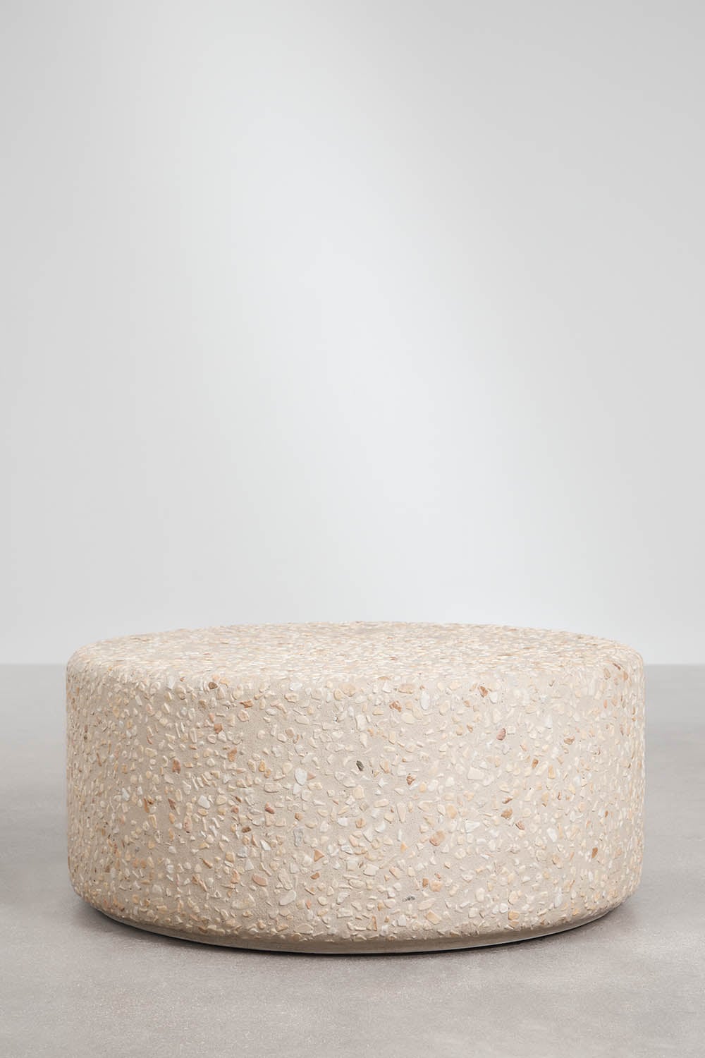 Round coffee table GARIINO Ø90 cm, cement