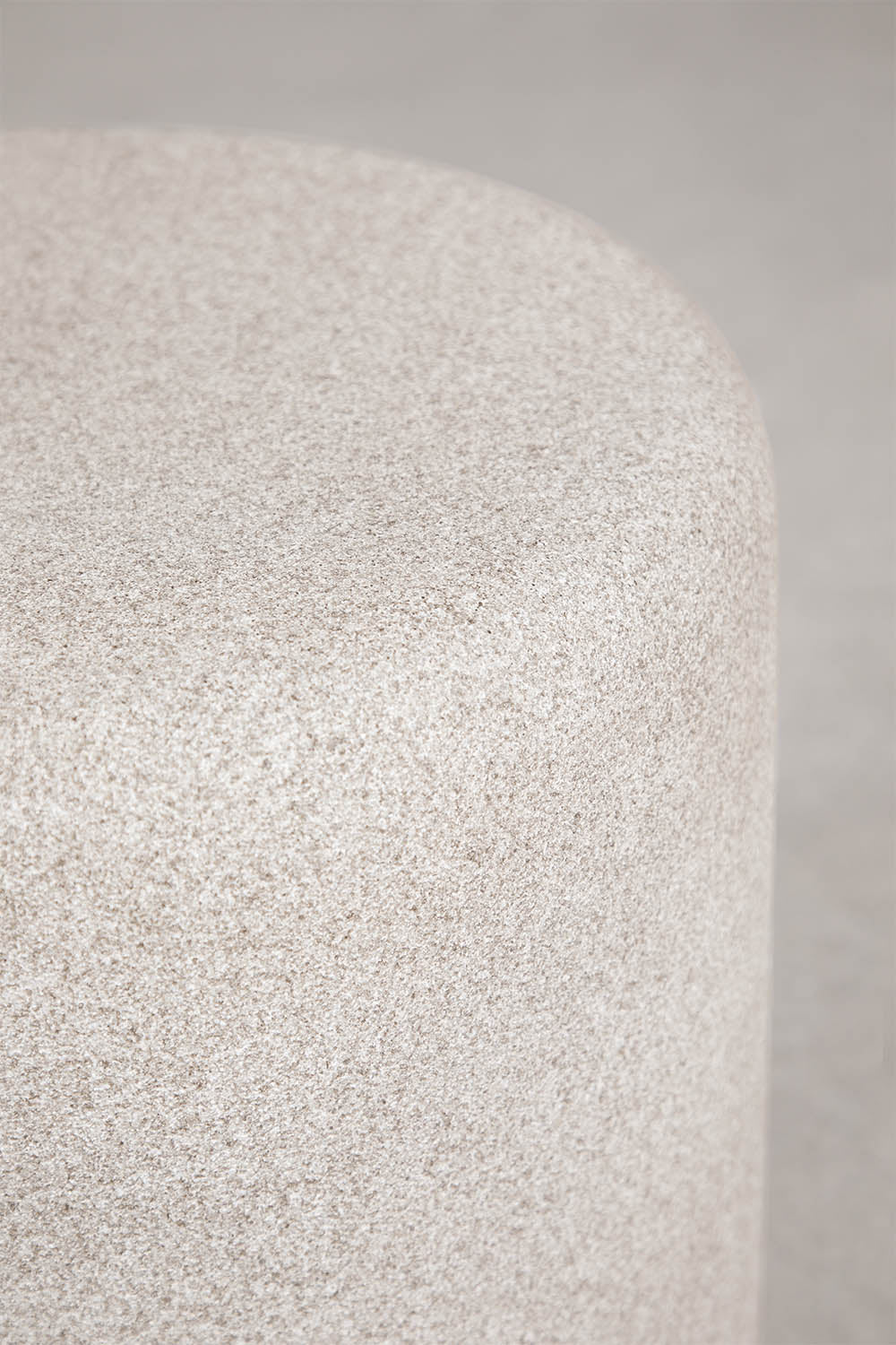 Apvalus pagalbinis lauko staliukas TERRAZZO, pilkas smėlis