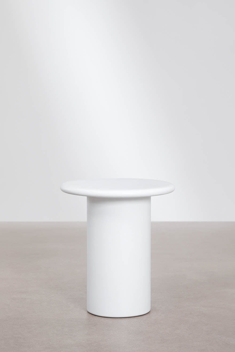 Apaļš palīggaldiņš NAVAARO Ø45 cm, cements