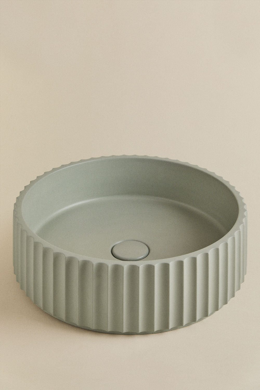 Round washbasin VORUUNO Ø40 cm, cement