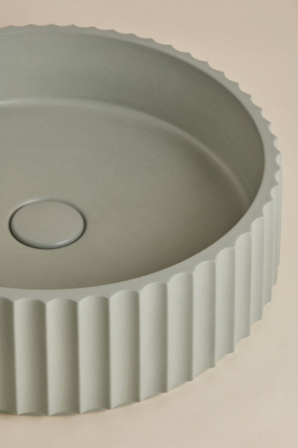 Round washbasin VORUUNO Ø40 cm, cement