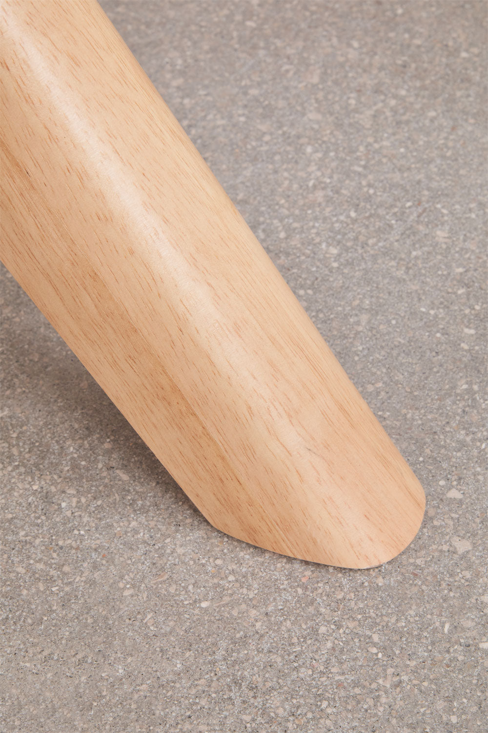 Round dining table PALOARA Ø120 cm, MDF and rubberwood veneer