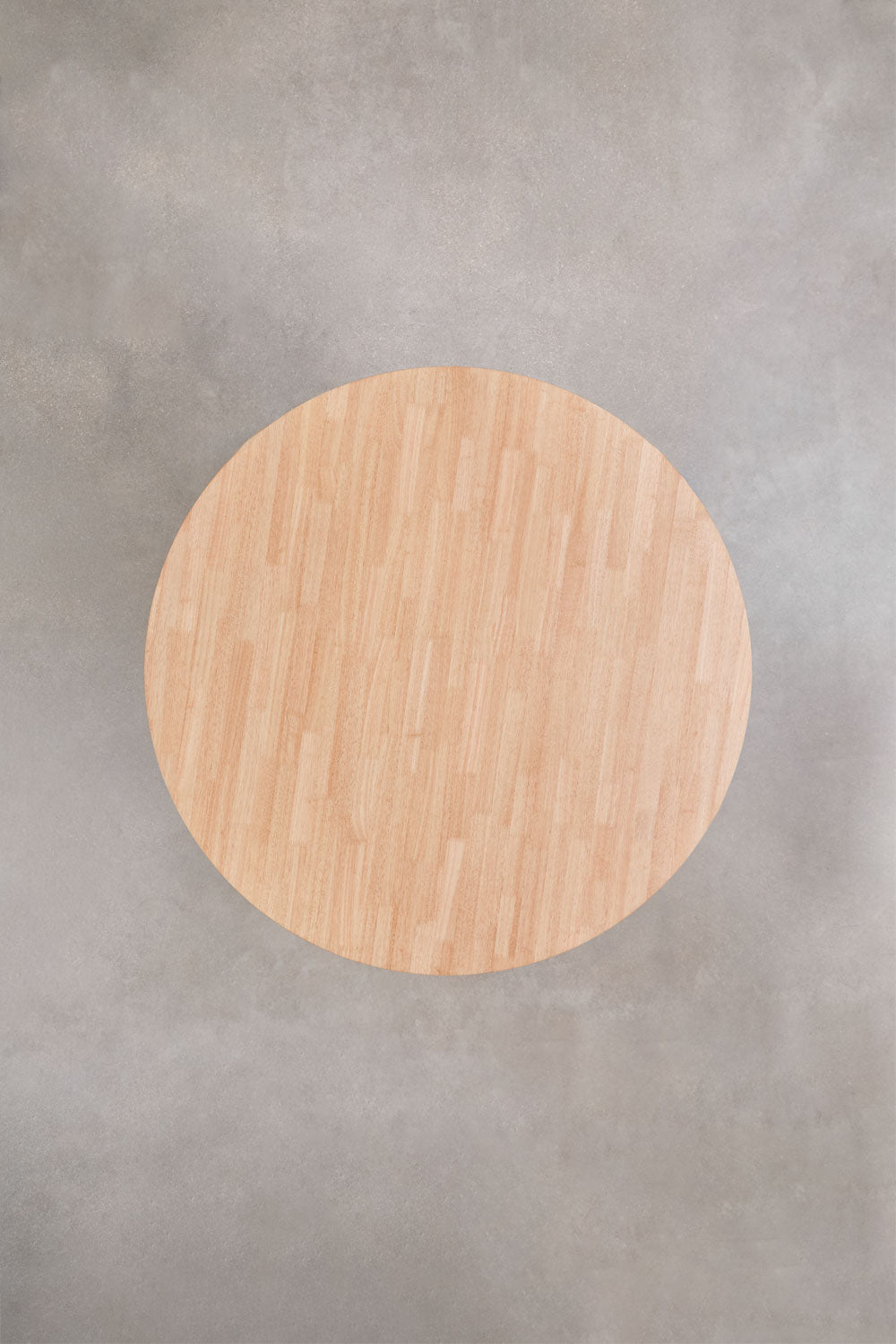 Round dining table PALOARA Ø120 cm, MDF and rubberwood veneer
