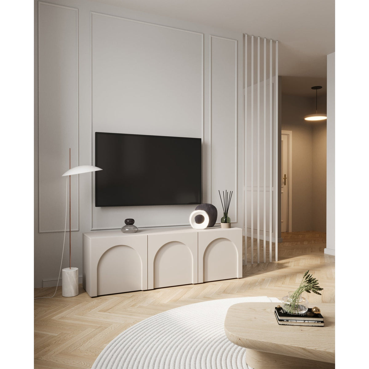 TV spintelė OTTO, 150 cm, kašmyras