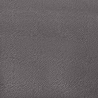 Atlošiama masažinė kėdė su pakoja, pilkos spalvos, dirbtinė oda - Namų Idėja