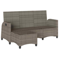 Atlošiama sodo sofa su pagalvėlėmis L formos pilkos spalvos - Namų Idėja