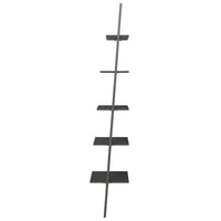 Atremiama lentyna, 5 pakopų, juodos spalvos, 64x34x185,5cm - Namų Idėja